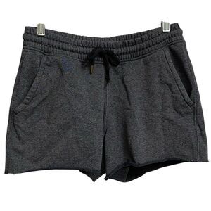 Old Navy Fleece Jogger Sweat Shorts Size S Grey Loungewear Comfy Soft Athleisure